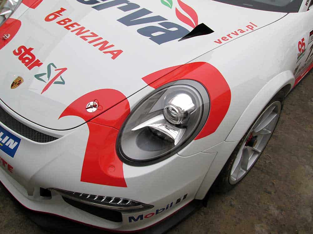 Oklejanie samochodów folią - Verva - Porsche